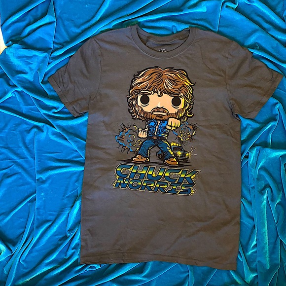 NWOT Funko Chuck Norris T-Shirt Unisex Small 80’s Icon NWOT - Picture 2 of 3